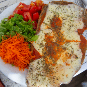 Milanesa de carne o Pollo a la Napolitana
